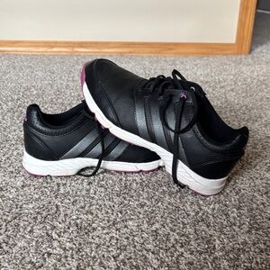 Adidas Black and White Women's Golf Shoes